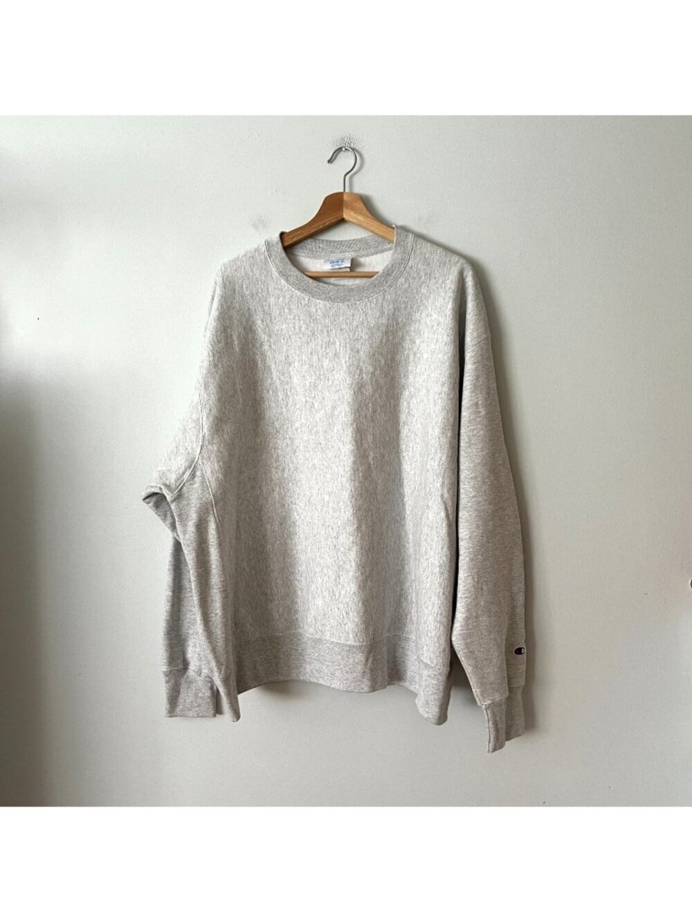 Champion Reverse Weave Heather Gray Crewneck Sweatshirt Men's Size 2XL